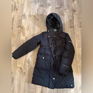 Columbia Girls Long Down Coat – Size 7–8